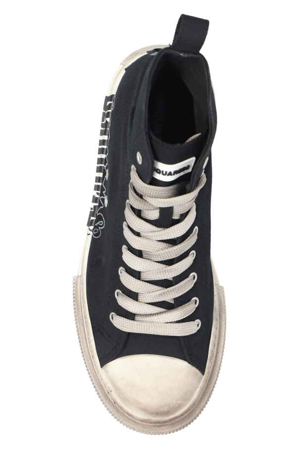 Black Berlin high top sneakers Dsquared2 Vitkac Italy